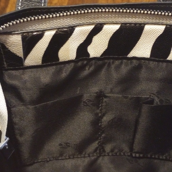 zebra print hand/shoulder bag - Picture 8 of 10